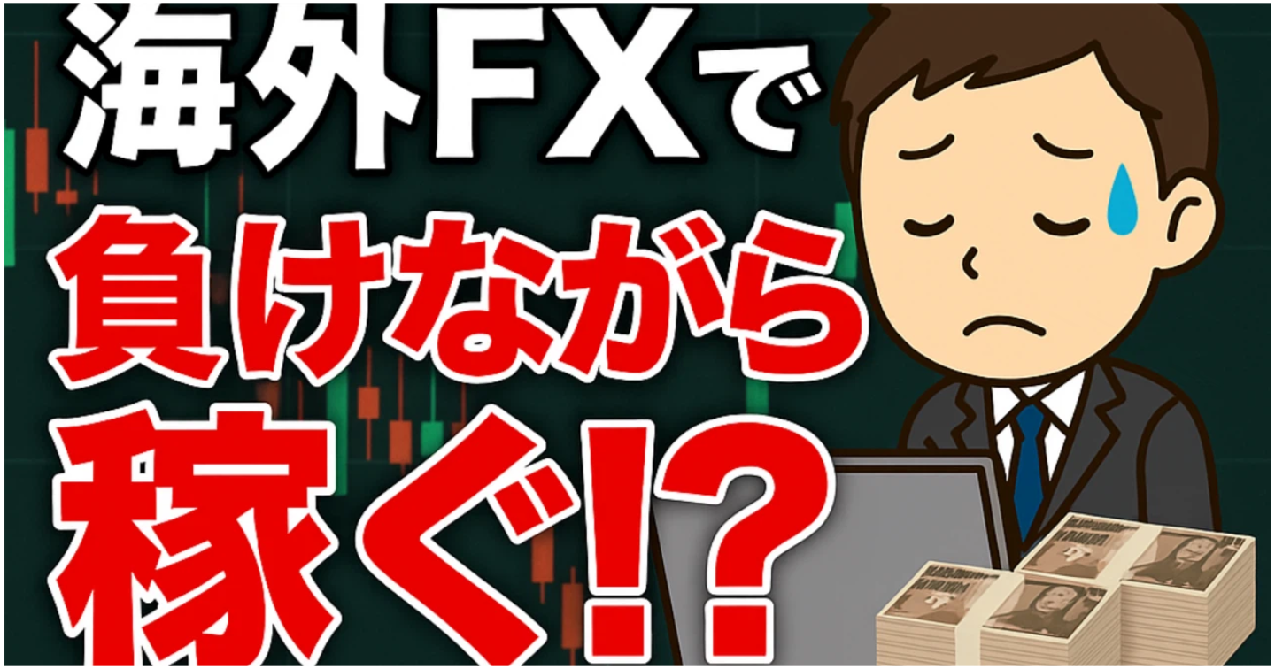 FXで負けているのに稼ぐ方法！？