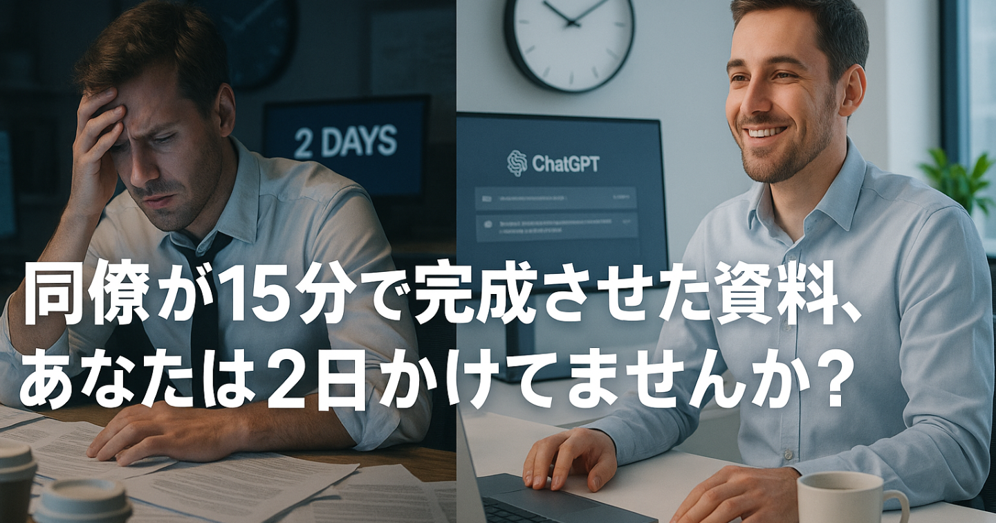 【衝撃】ChatGPTを「ただの検索エンジン」にしか使えない人、マジで可哀想すぎる件