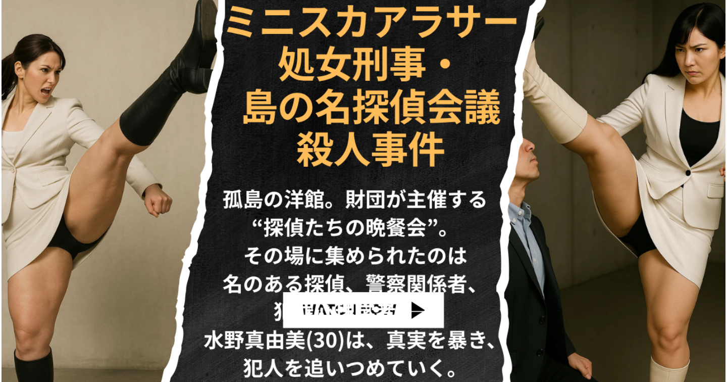 ミニスカアラサー処女刑事・孤島の名探偵会議殺人事件