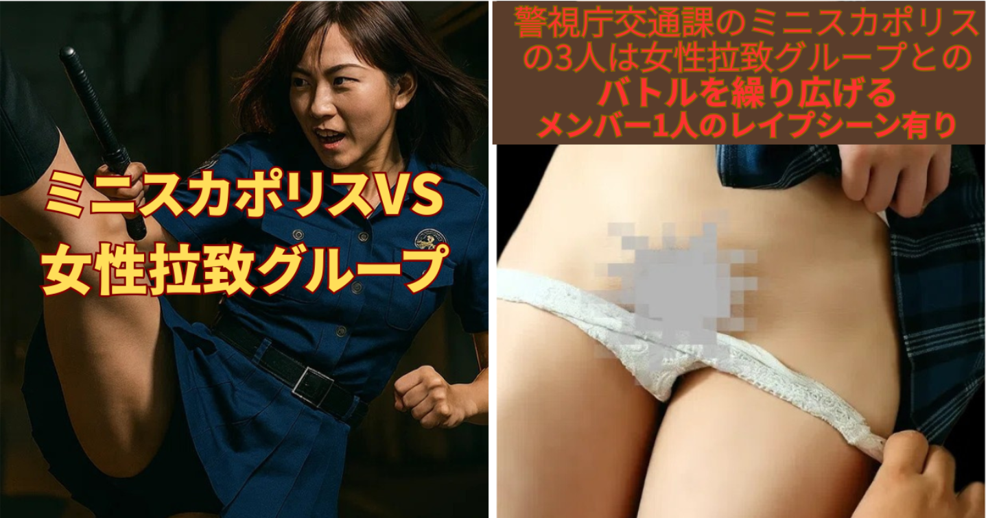 ミニスカポリスVS女性拉致グループ