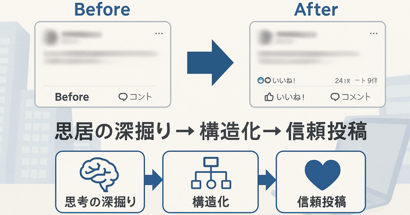反応ゼロからDM相談が来る発信へ──LinkedInで“選ばれる人”になる戦略AIの正体