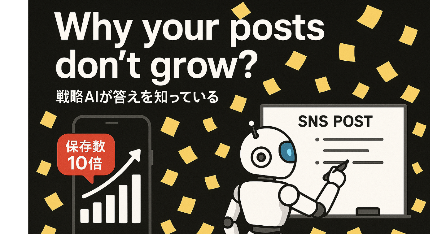 バズらない原因は「文章」じゃなかった？──反応ゼロを変える“投稿設計”とは