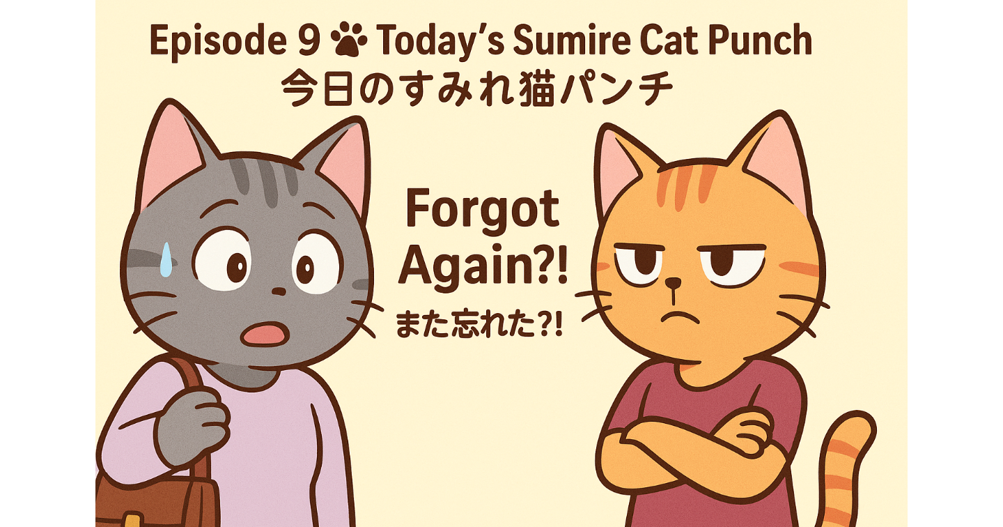 Episode 9 🐾 Today's Sumire Cat Punch|今日のすみれ猫パンチ(第9回)【1話完結・EN/JP】