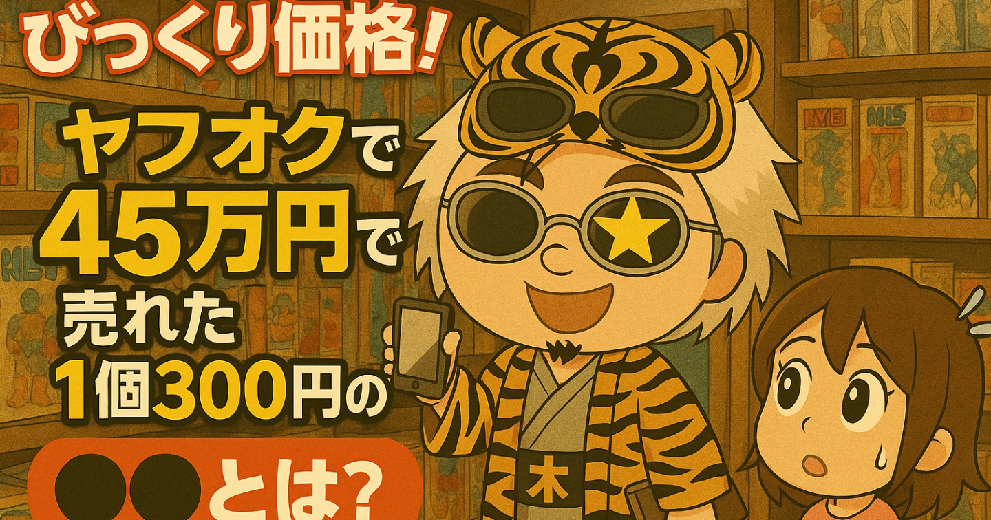 お家にあるかも？ヤフオクで45万円！まさかの高額落札となった、ある“子供のおもちゃ“お教えします！【おもちゃせどり外伝】【せどらーF著】