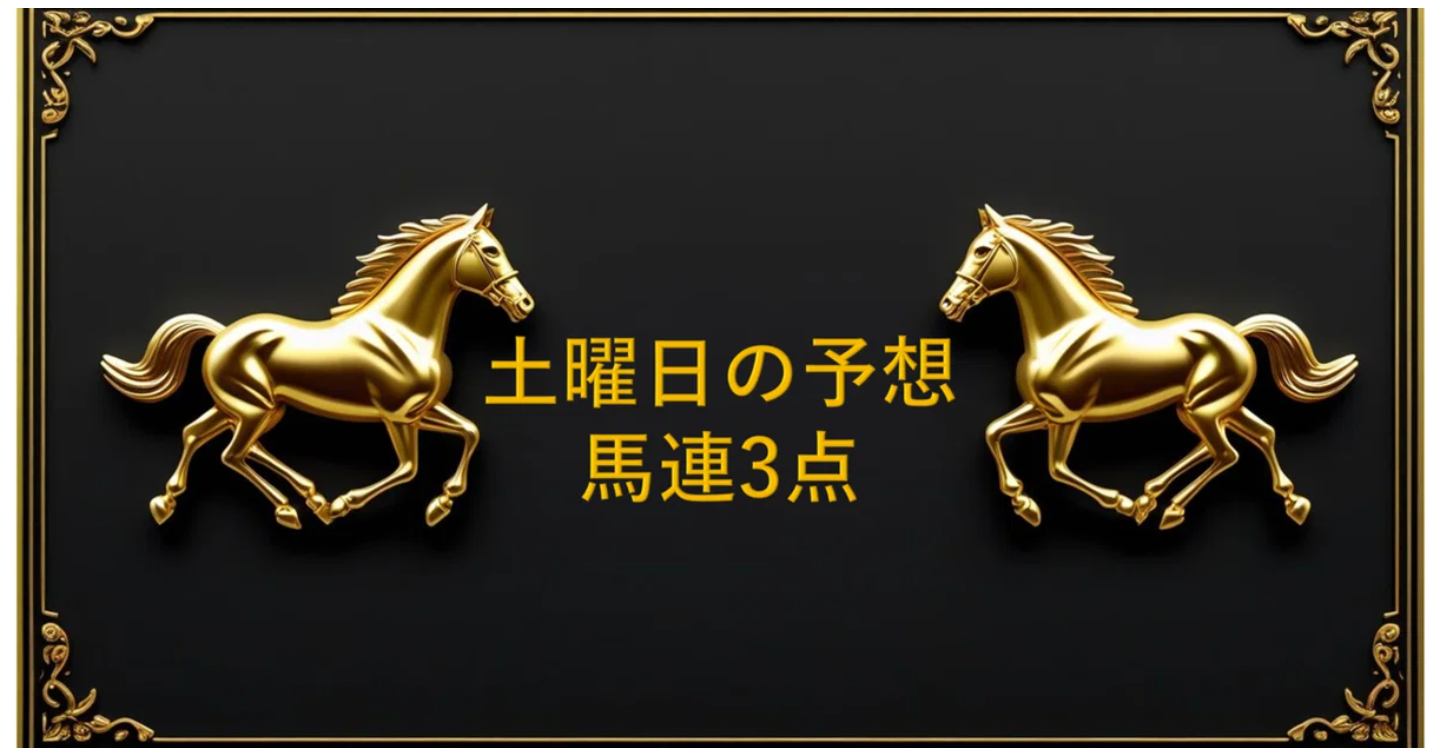 先週土曜noteで3戦2勝 阪神競馬予想 たった馬連３点 2025/9/6 午後のあるレース予想 by Jet 