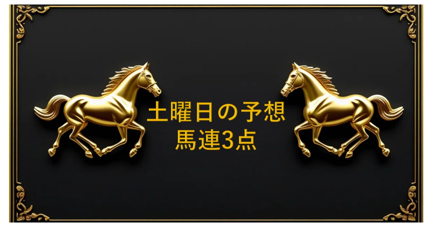 先週14戦5勝！最高4850円的中☆たった馬連3点で挑む中山午後の一鞍予想［2025/9/13 Part2］