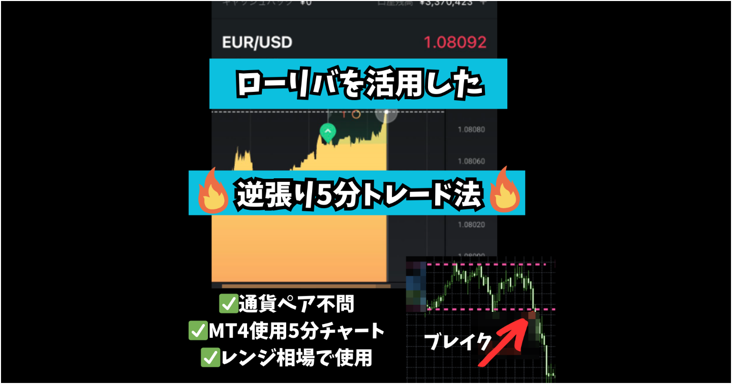 初心者でも1ヶ月後に月利800%！これぞ最強！FX専業トレーダーも使うローリバを活用したバイナリーオプション5分トレード /副業,投資