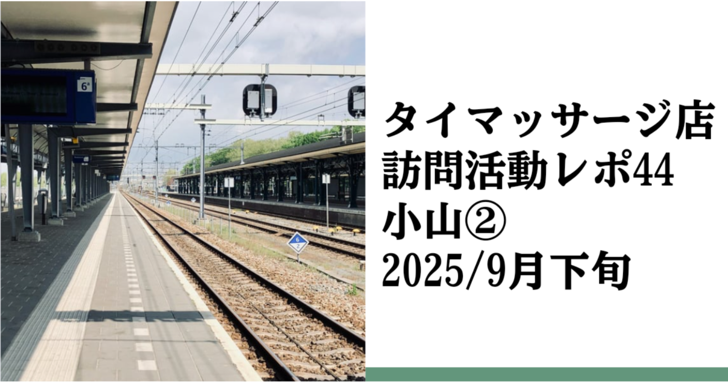 新Tips078.タイマッサージ訪問活動レポ44 小山②