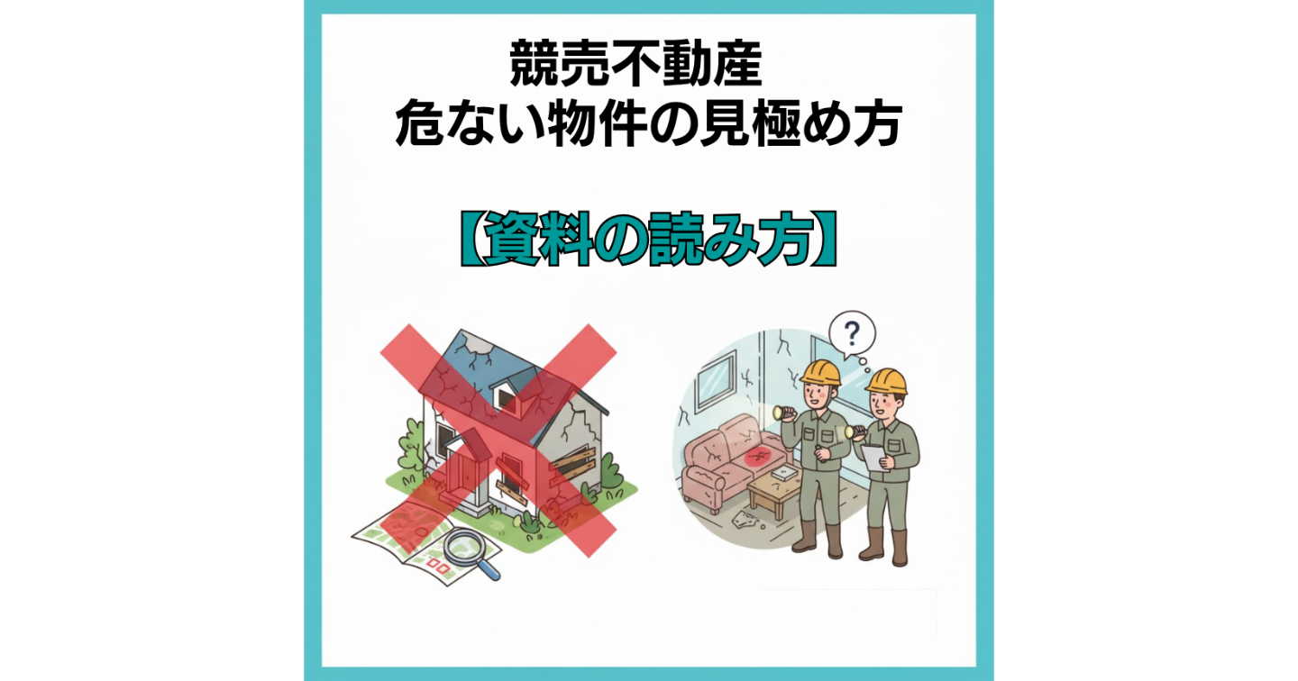 競売不動産 危ない物件の見極め方【資料の読み方〜現地調査】