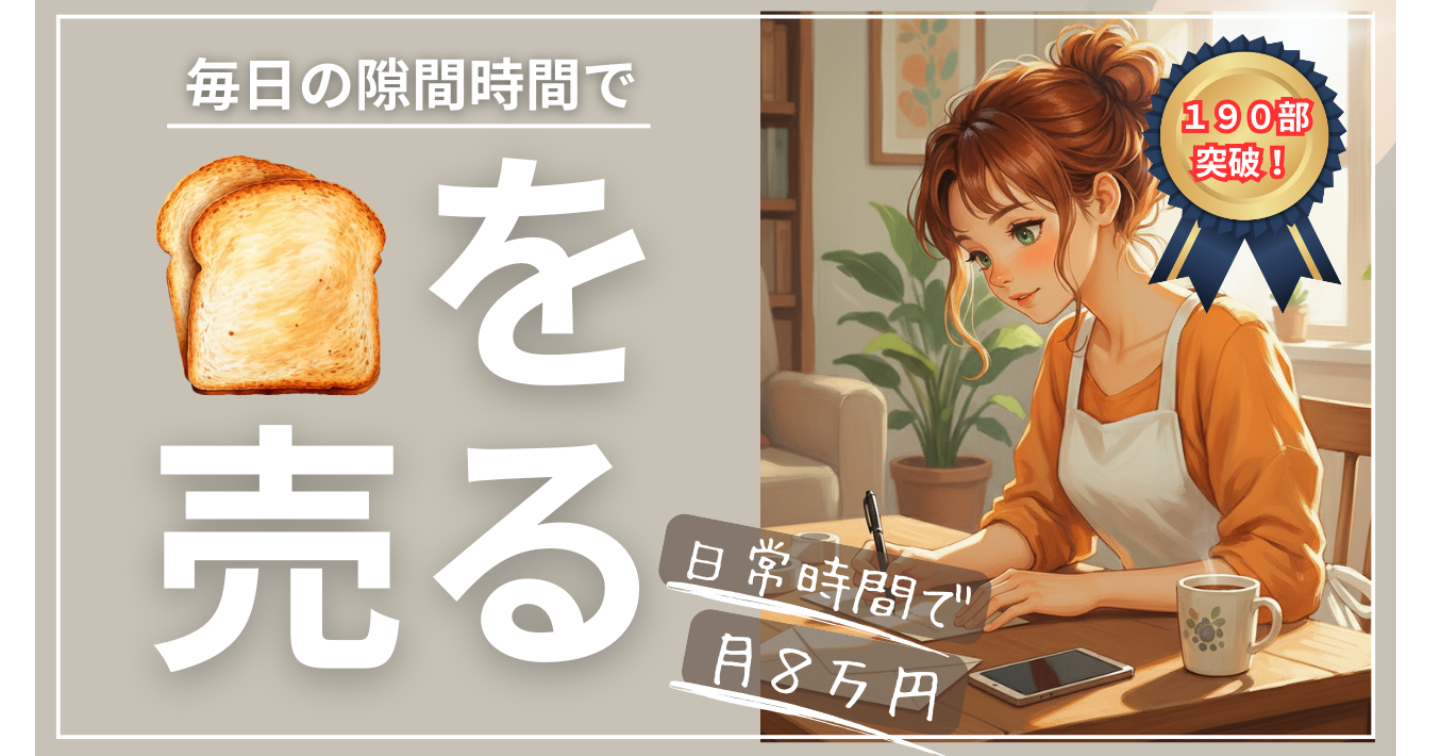 【１９０部突破！！】🍞を売る