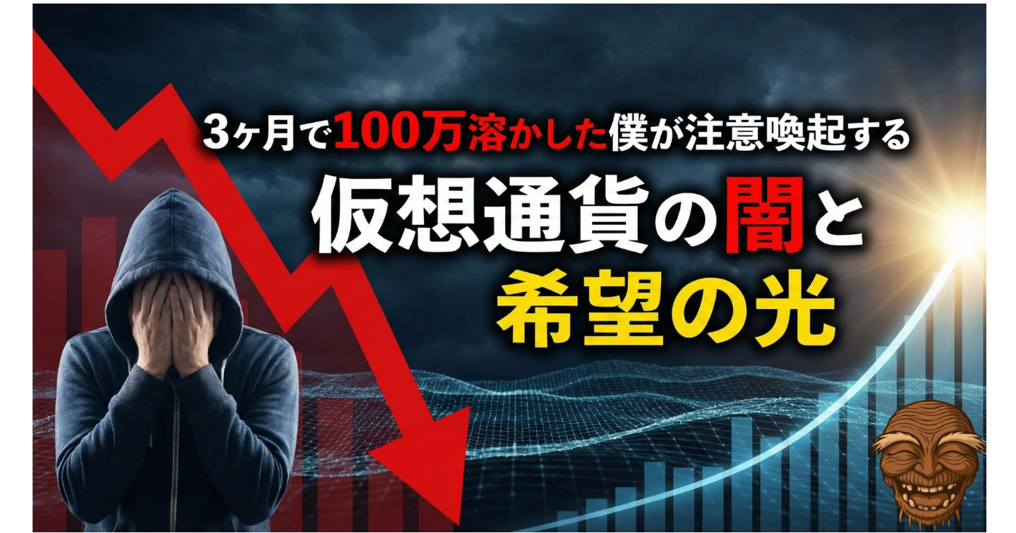【大暴露】 地獄の3ヶ月で100万円以上溶かした僕が、トレードで勝てるようになるまでの記録