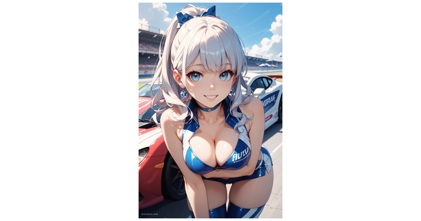 【10枚セット】AIレースクイーンイラストパック｜Race Queen Illustration Set