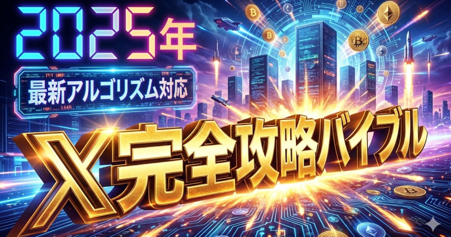 【2025年最新アルゴリズム対応決定版】X(Twitter)マネタイズ・完全攻略バイブル