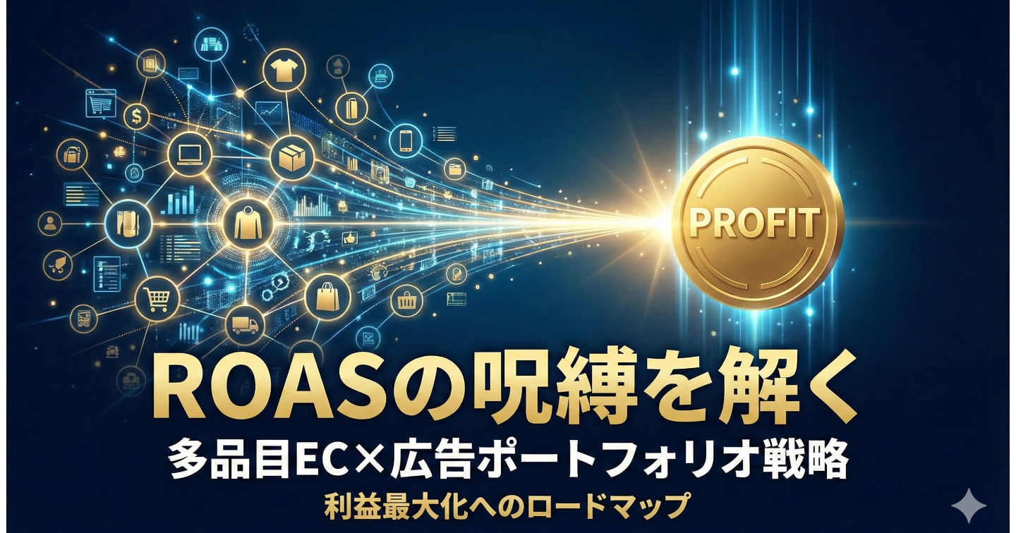 【ROASの呪縛を解く】多品目ECこそ実践すべき「広告ポートフォリオ戦略」と利益最大化へのロードマップ