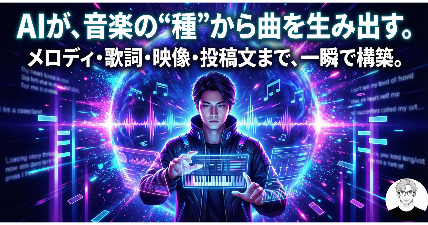 【部数限定セール中】Suno/Udio用《楽曲まるごと職人工房GPTs》もう迷わない。世界観のある音楽が、あなたの手で量産できる。