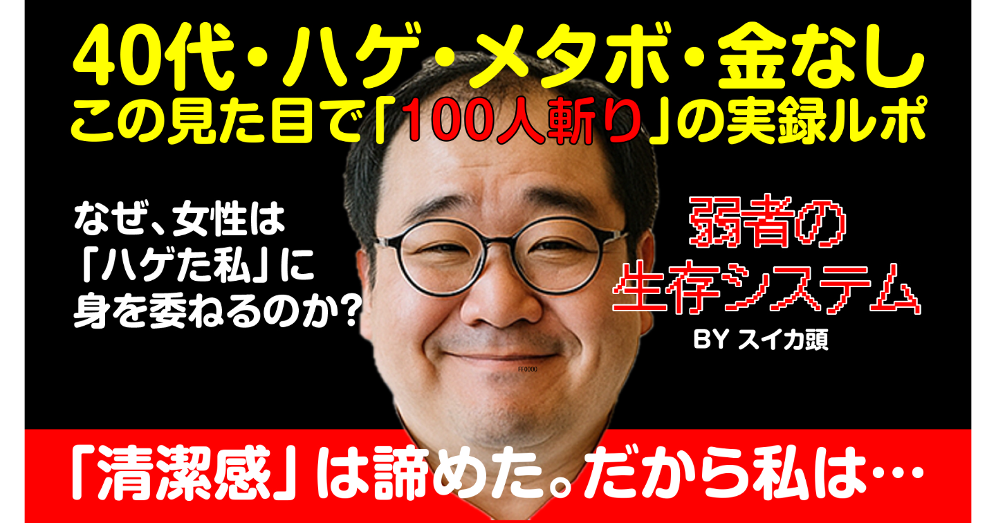 【デラックス完全版】40代メタボ・非モテの私が、感謝されながら100人と出会えた「弱者の生存システム」 ～全特典・動画付～