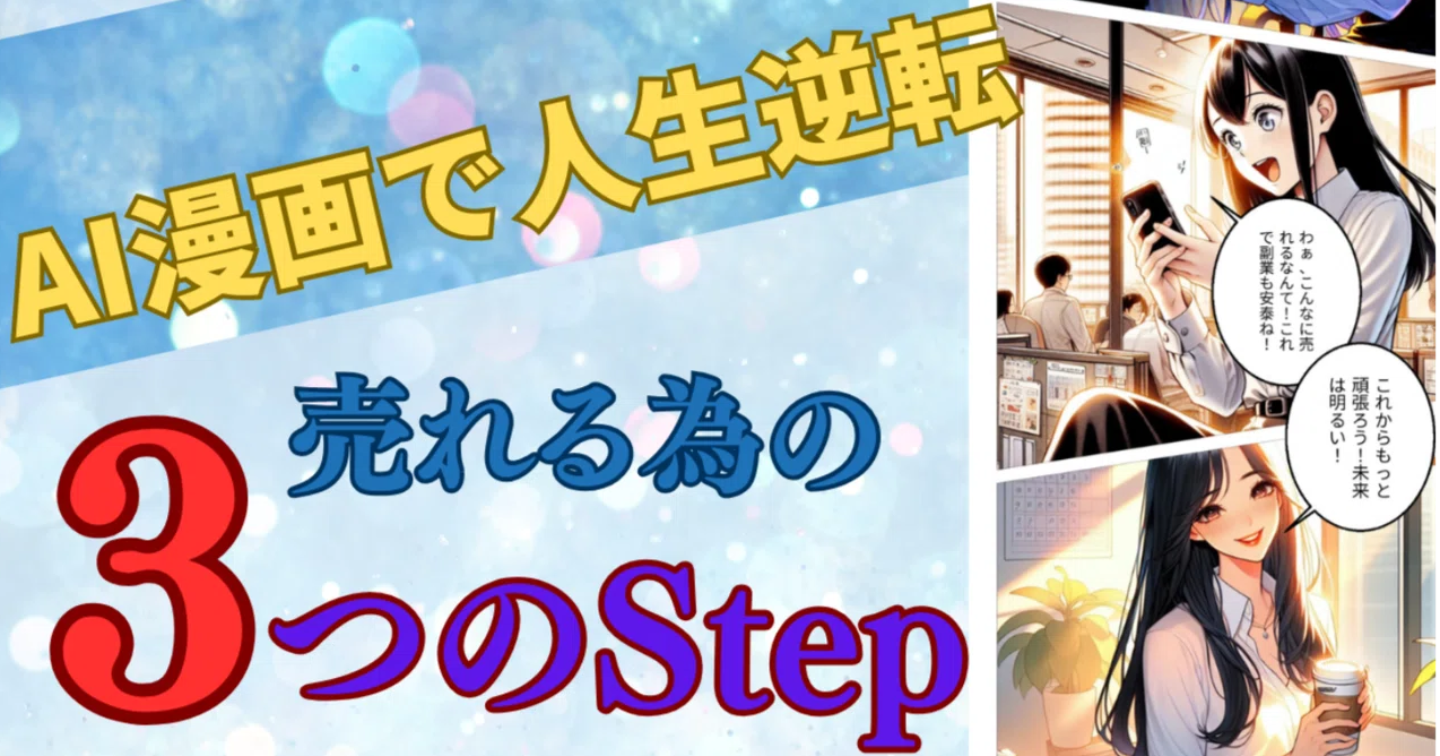 AI漫画で人生逆転! 稼げる副業入門