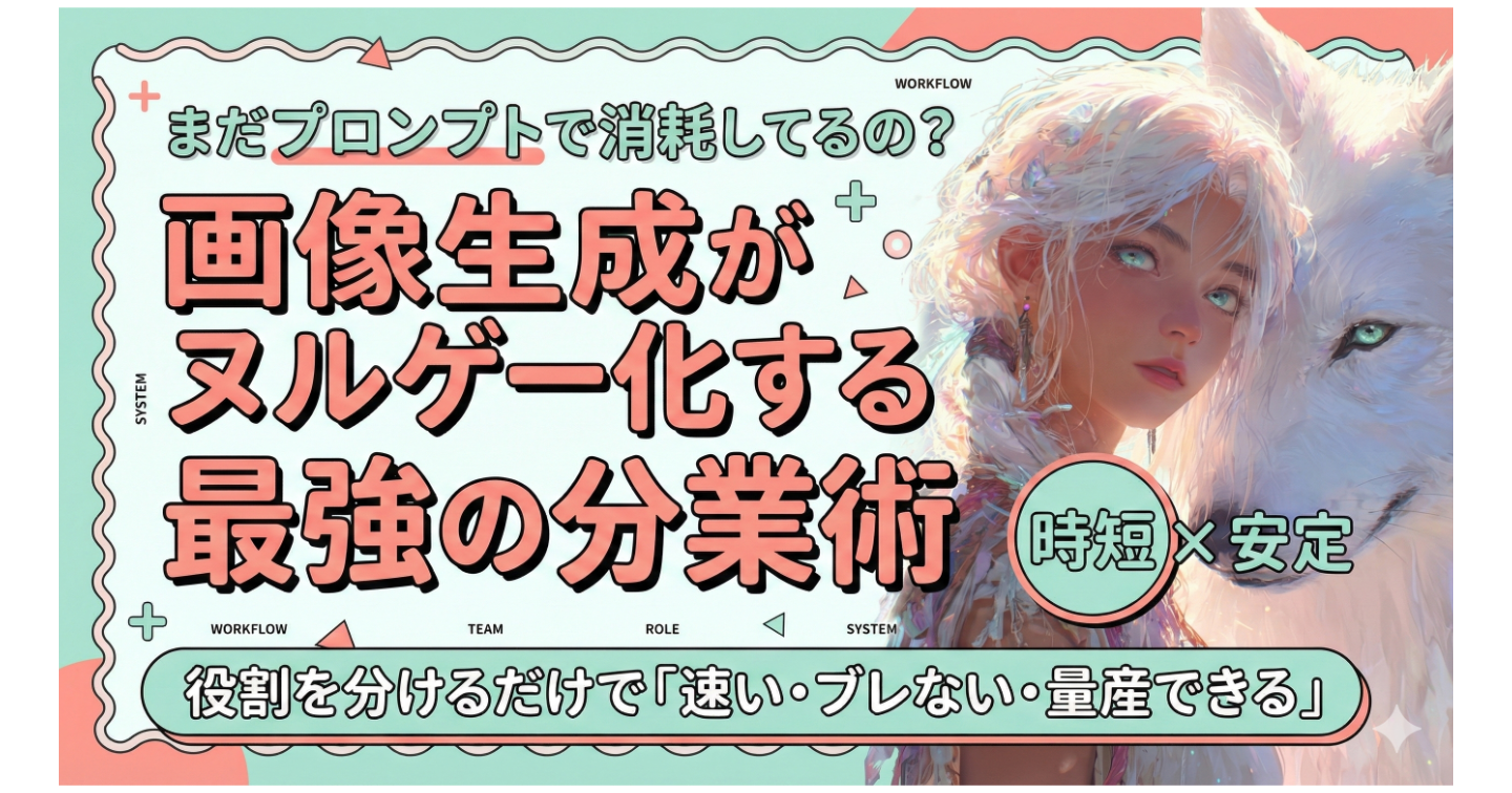 【保存版】Midjourneyで迷子になるあなたへ。ChatGPTと分業すれば「世界観」は一発で整う