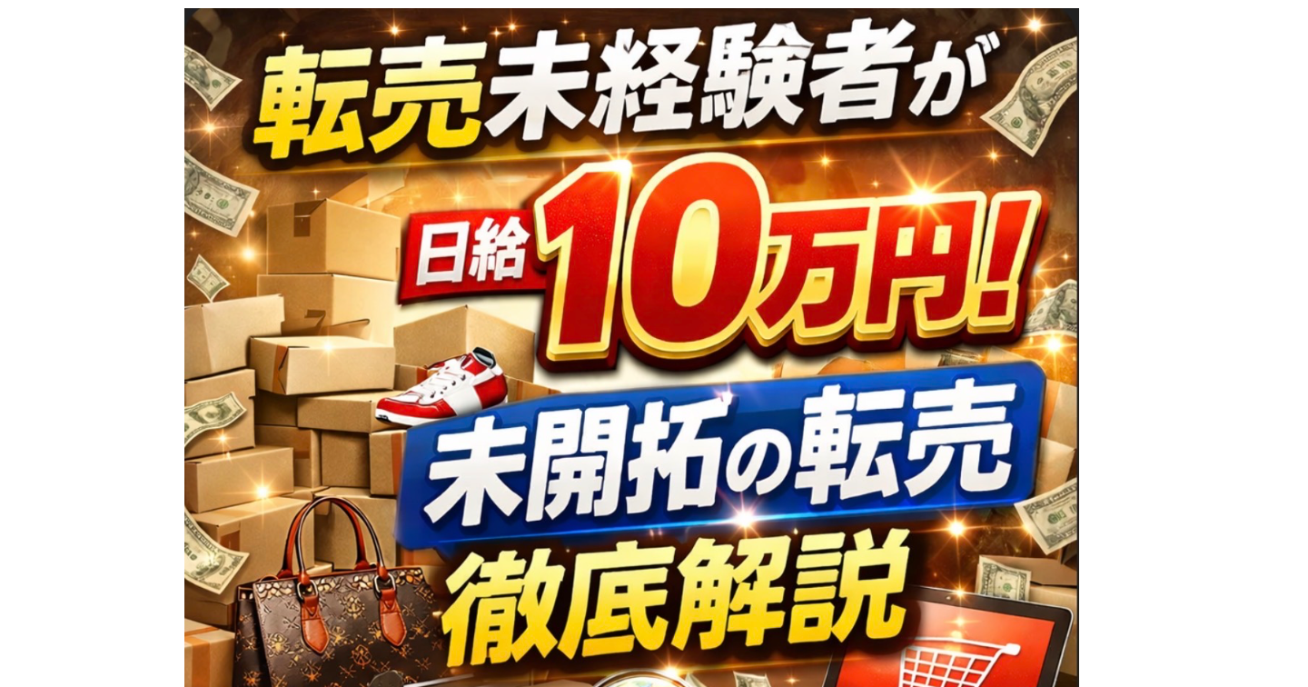 転売未経験者が事前準備不要で1日で10万狙える店舗仕入れ転売