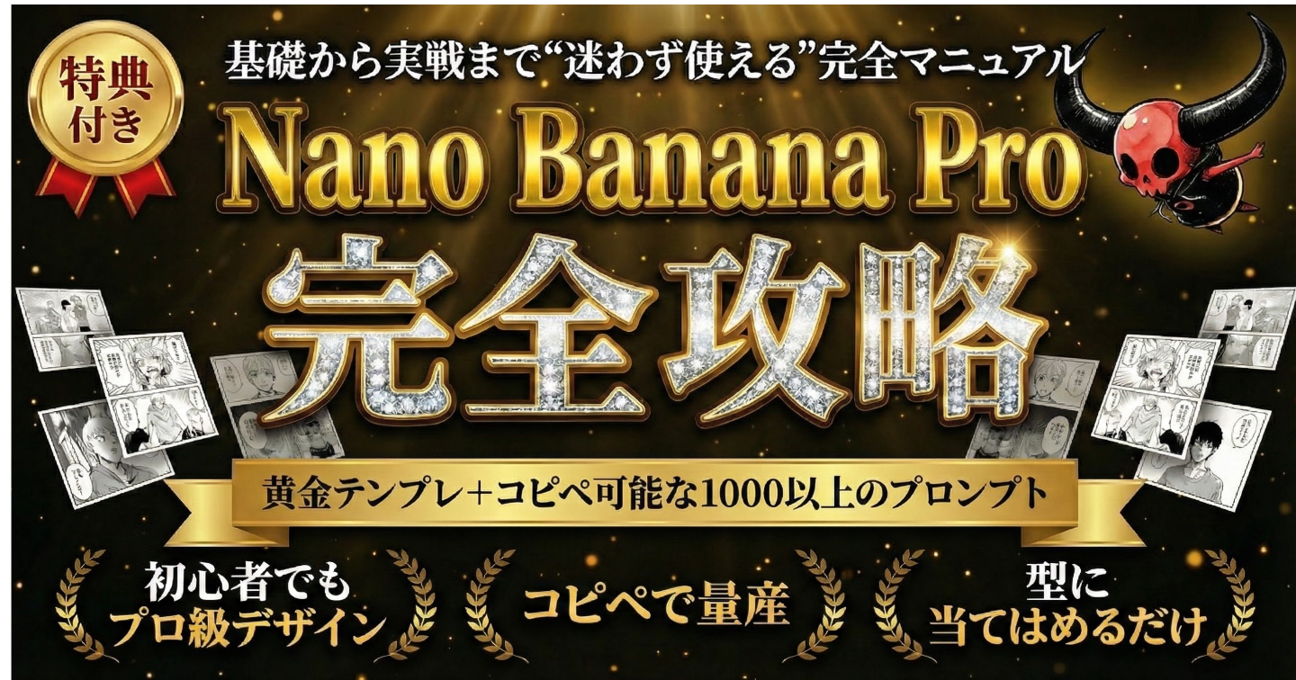 Nano Banana Pro完全攻略〜基礎から実践までの完全マニュアル