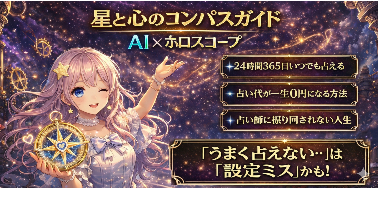 ChatGPTでホロスコープを紐解く！プロ級の星読みAIプロンプト公開【星と心のコンパスガイド】