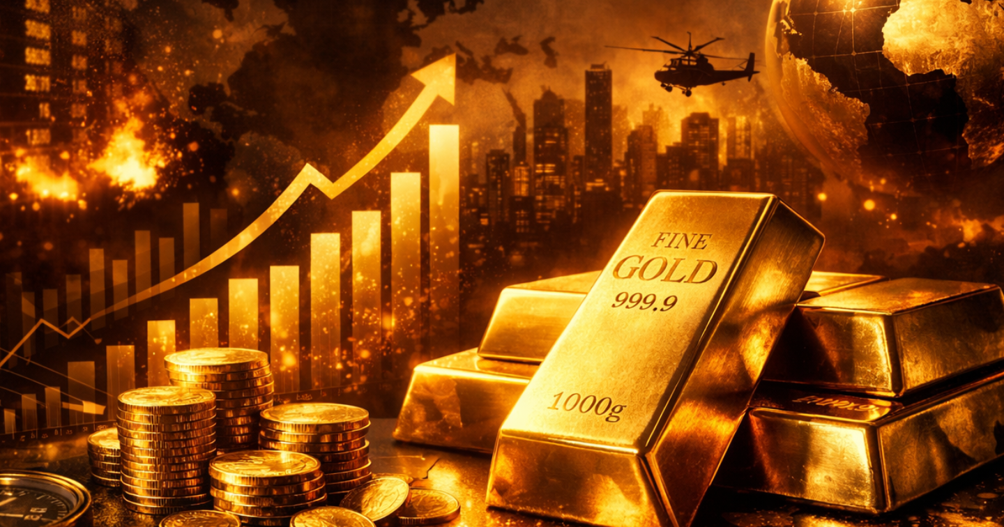 金の値上がりで資産を増やす