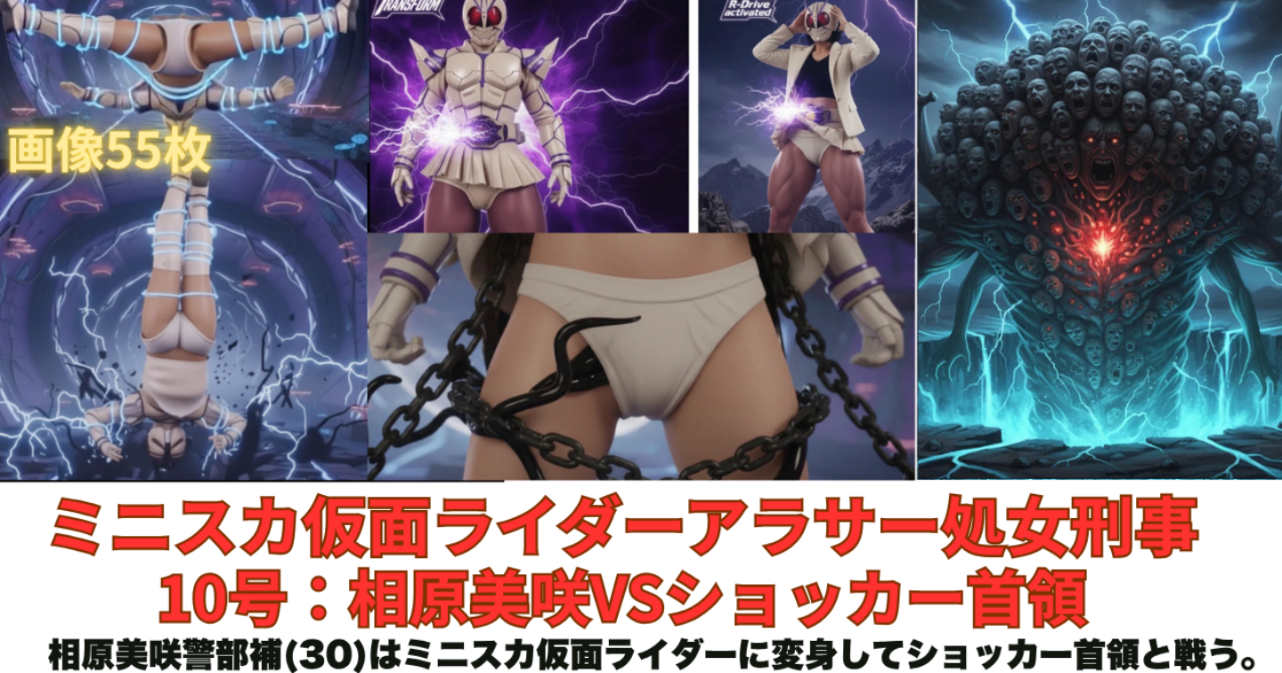 ミニスカ仮面ライダーアラサー処女刑事10号:相原美咲（30)VSショッカー首領