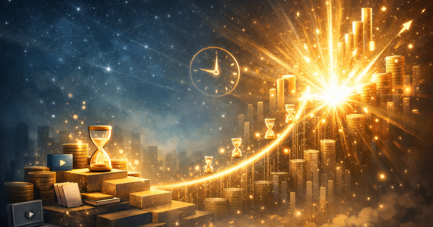 複利の効果はすごすぎる‼️