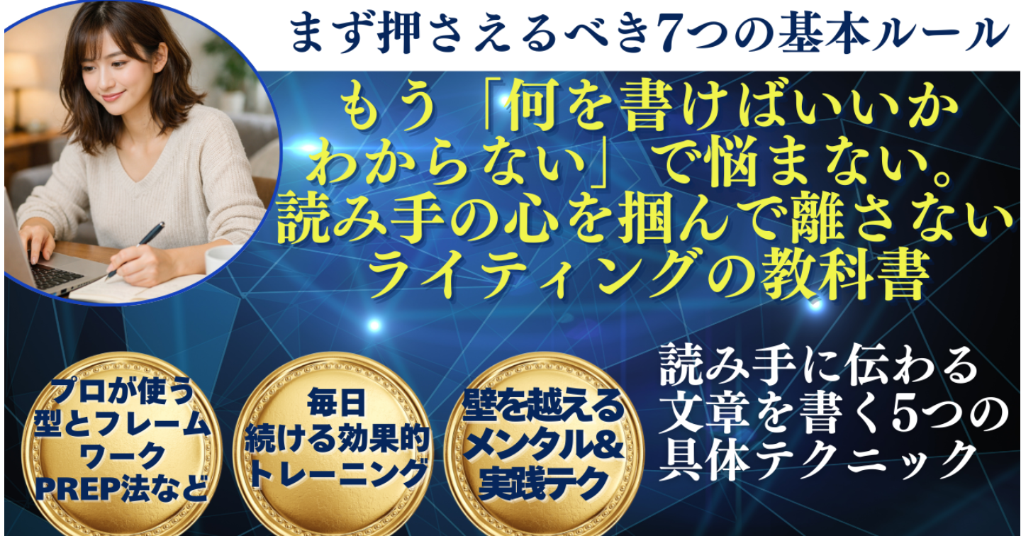 もう「何を書けばいいかわからない」で悩まない。読み手の心を掴んで離さないライティングの教科書