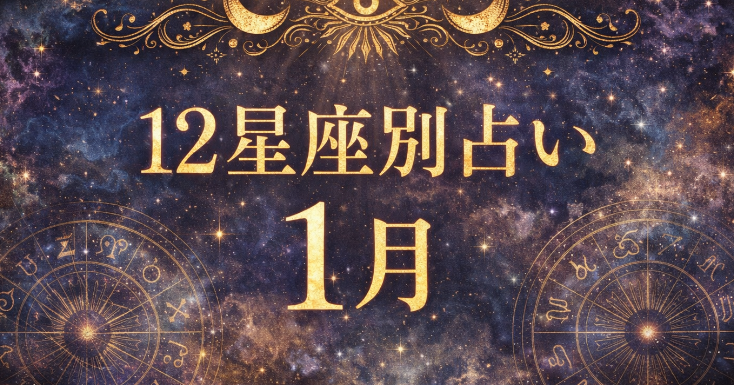 星座別【山羊座】１月の運勢