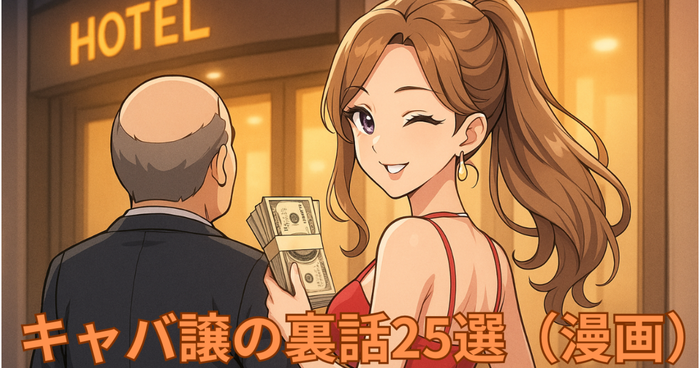 キャバ嬢の裏話25選、漫画