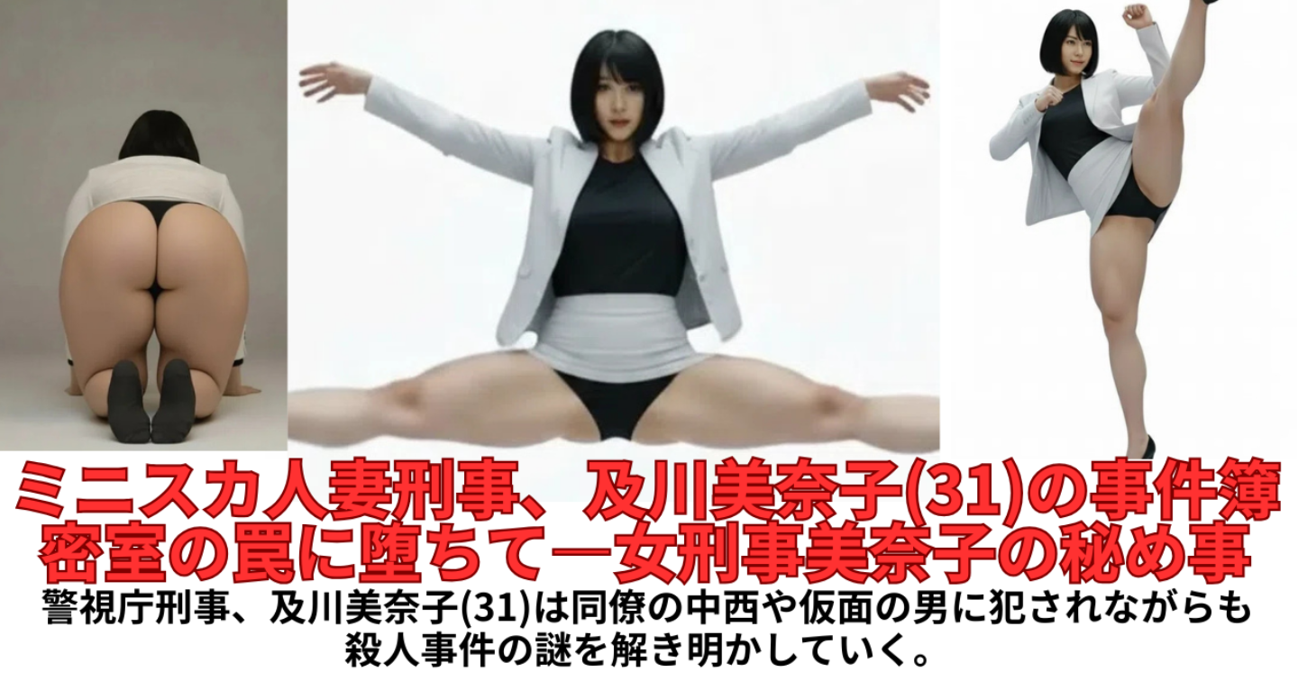 ミニスカ人妻刑事、及川美奈子(31)の事件簿、密室の罠に堕ちて―女刑事美奈子の秘め事