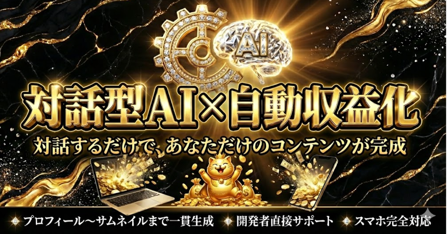 【対話型AI】もうレターや教材作成に悩むのは卒業しましょう。あなたの「人格ファイル」が24時間働き続ける自動収益化の全貌を大公開