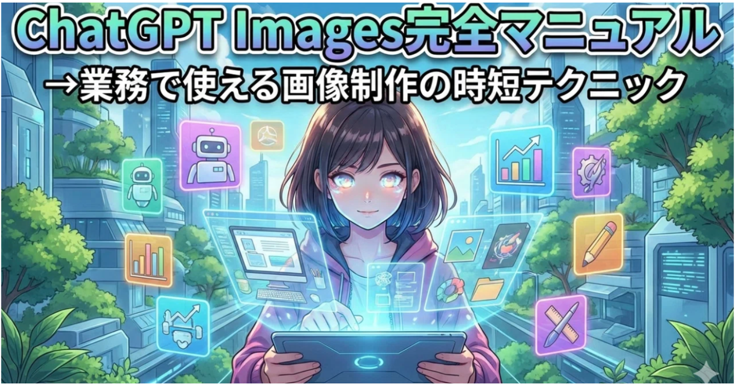 ChatGPT Images完全マニュアル → 業務で使える画像制作の時短テクニック