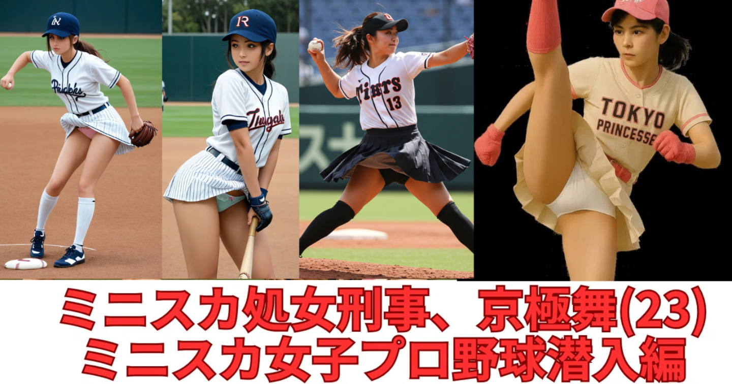 ミニスカ処女刑事、京極舞(23)、ミニスカ女子プロ野球潜入編