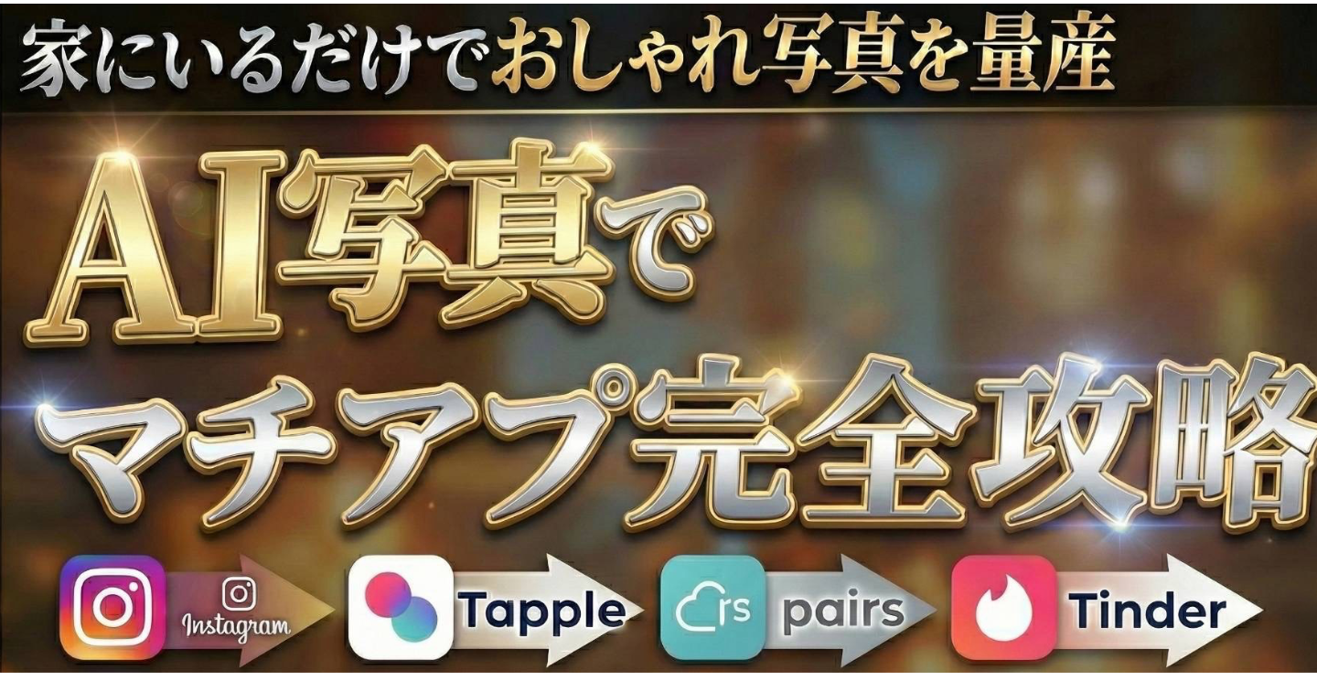 家にいるだけでおしゃれ写真を大量生成できるAI写真生成方法