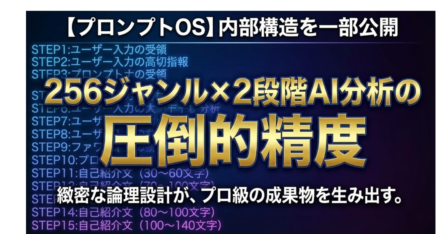 文章作成はAIに！コピペでOS起動！「プロ級記事」が完成するプロンプトOS 
