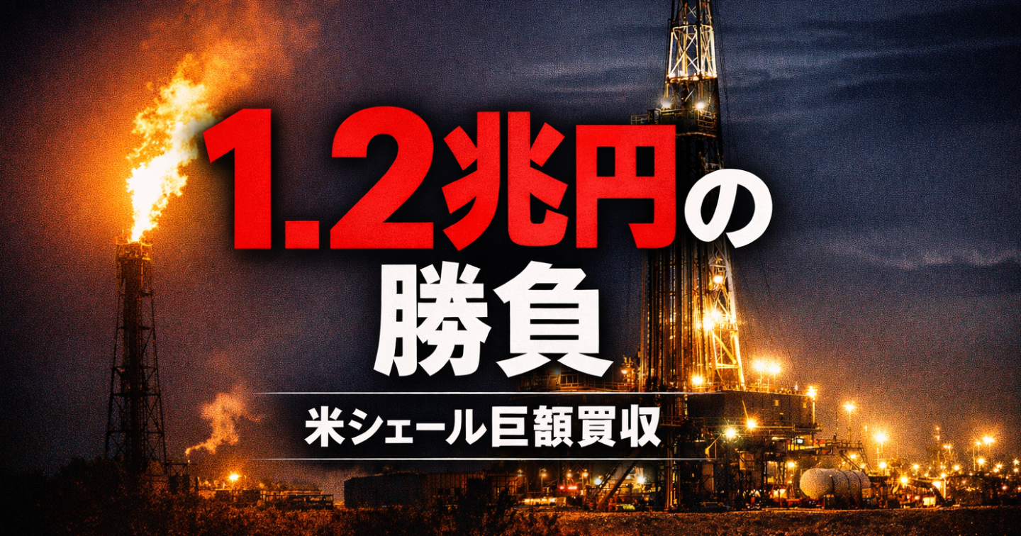 【1.2兆円の勝負】三菱商事が挑む「米シェール巨額買収」の全貌と、投資家が注目すべき理由
