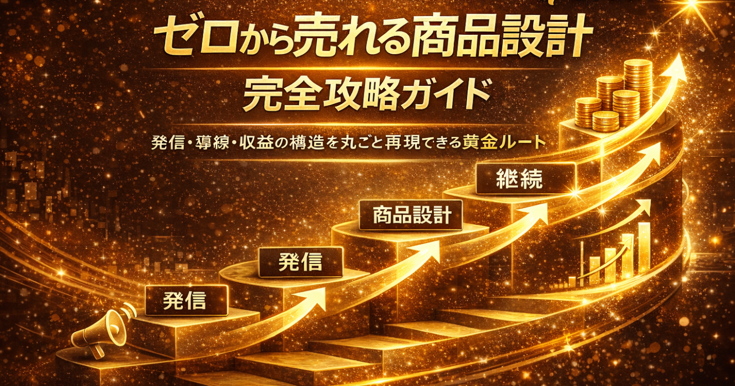 プロダクトエコシステム完全攻略｜ゼロから売れる商品設計をつくる黄金ルート