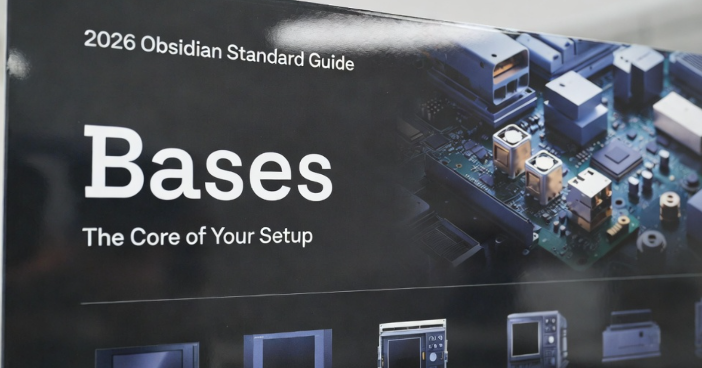 「Bases」という新機軸のコア機能を中心に、Obsidianの新たな使い方 2026年標準ガイド