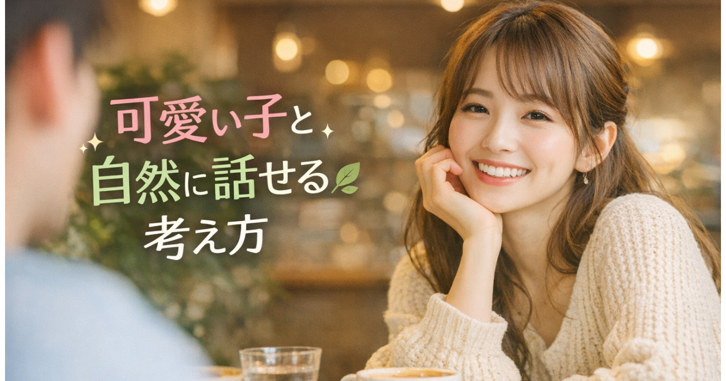 可愛い子と自然に話せる考え方