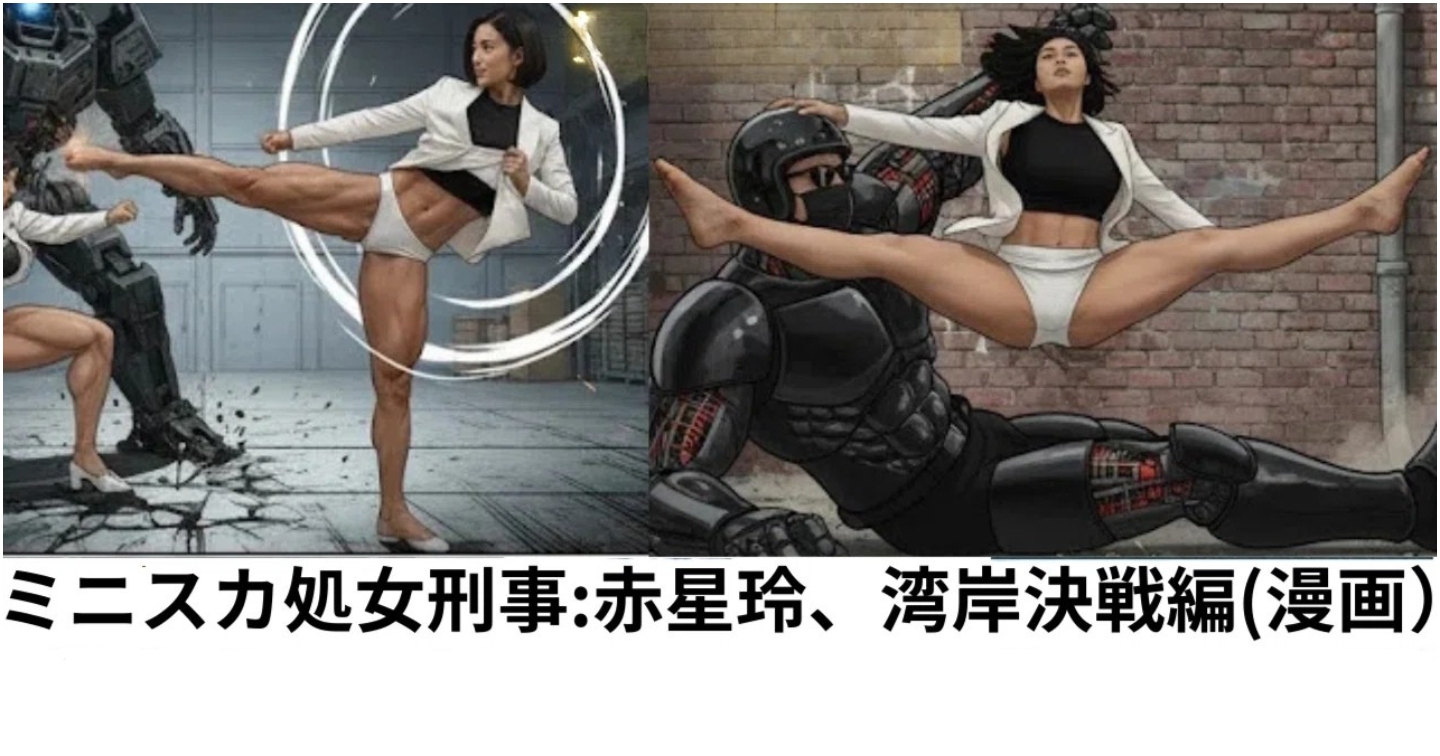 ミニスカ処女刑事:赤星玲、湾岸決戦編(漫画）44ページ