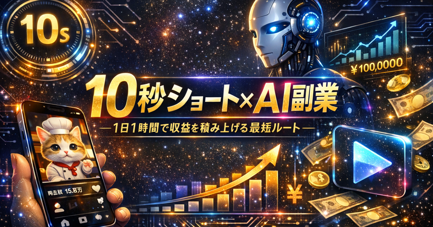 AI副業の罠：10秒ショートで失敗回避する最短ルート
