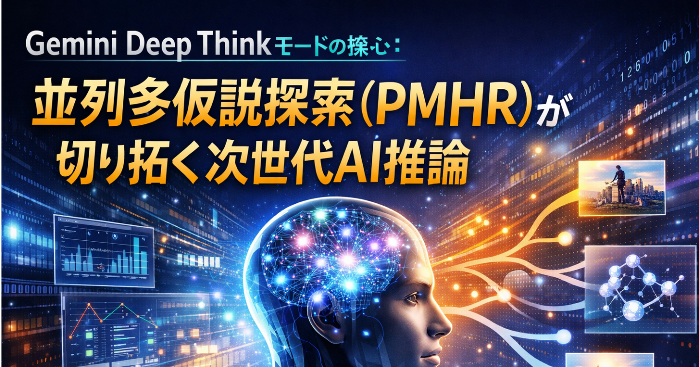 Gemini Deep Thinkモードの核心：並列多仮説探索（PMHR）が切り拓く次世代AI推論
