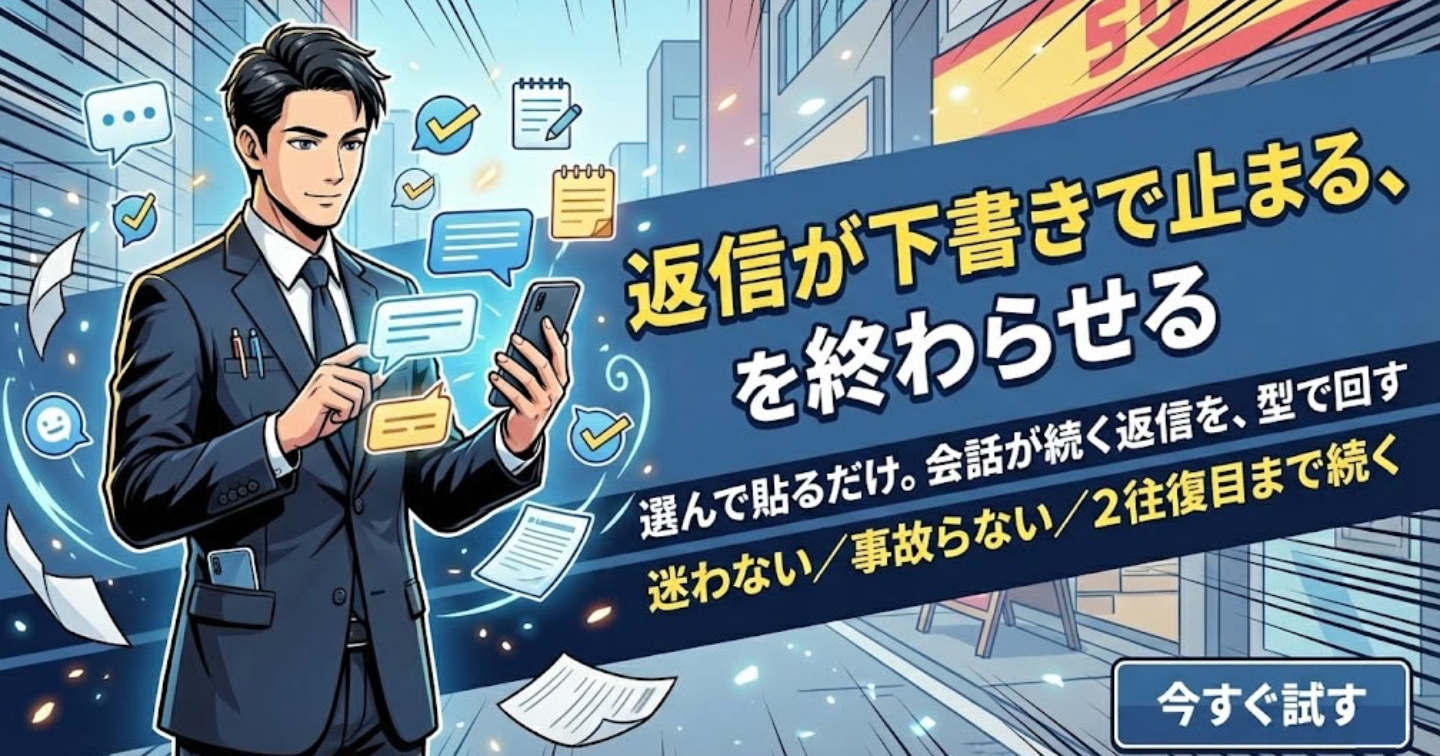 会話が続く【X返信自動作成メーカー】（GPTs）で、選んで貼るだけで“返事が返ってくる返信”になる。