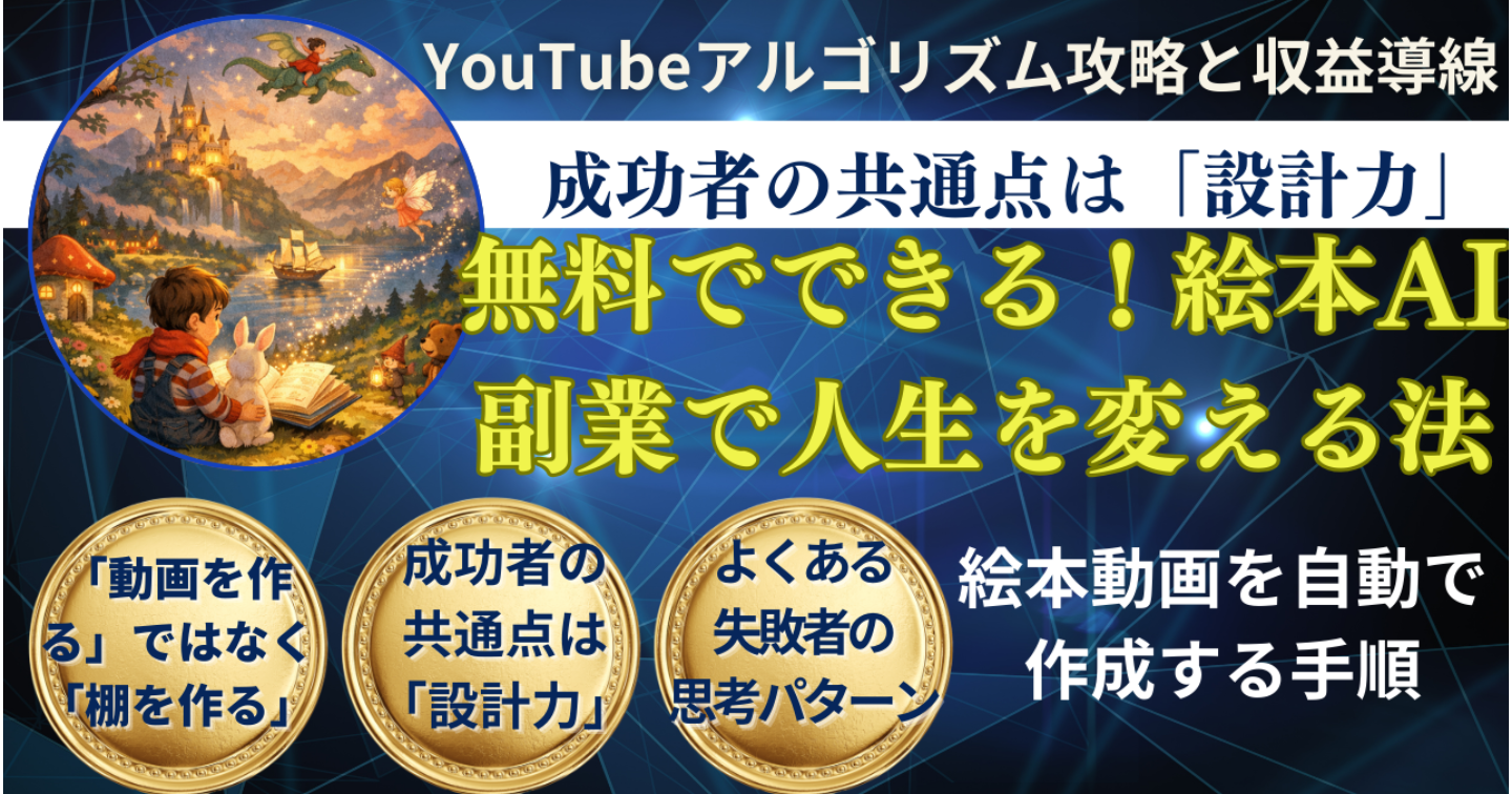 無料でできる！絵本AI副業で人生を変える法