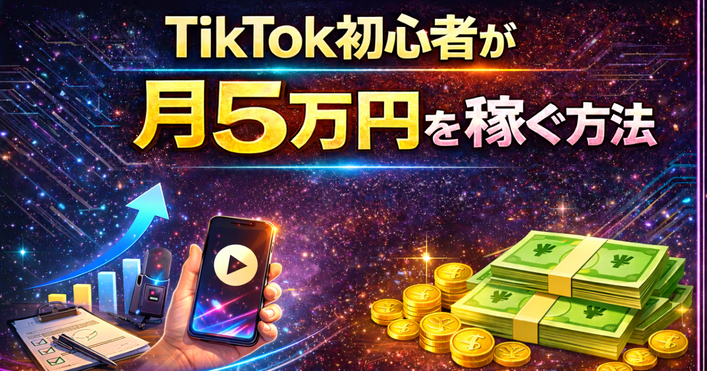 TikTok月5万円達成ロードマップ【完全版】