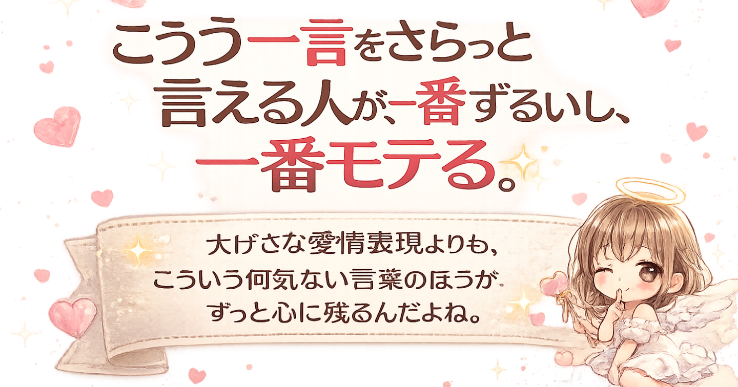 本音を言っても嫌われない恋愛 💕