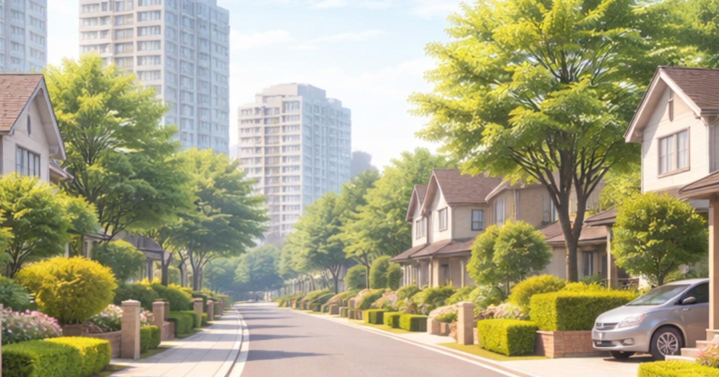 「静かすぎる街」第一種低層住居専用地域