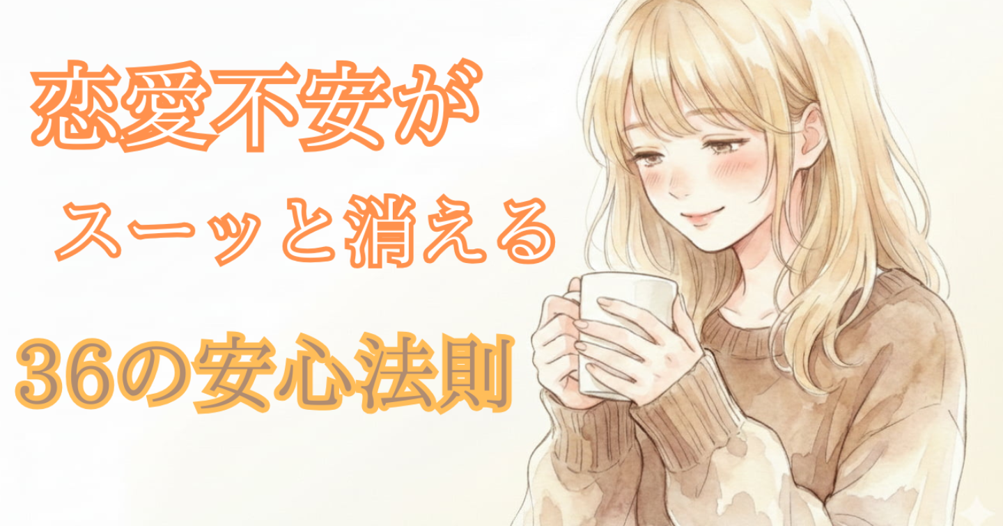 恋愛不安がスーッと消える「36の安心法則」